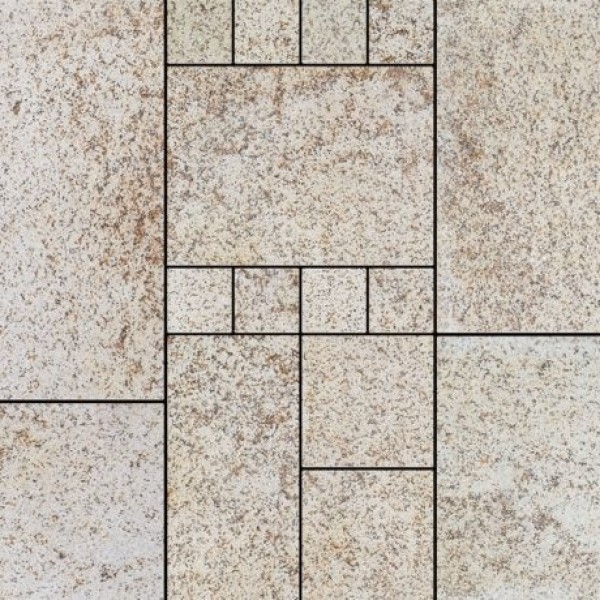 Semmelrock Ventura Kombi 6 cm Térkő - Gránit-beige